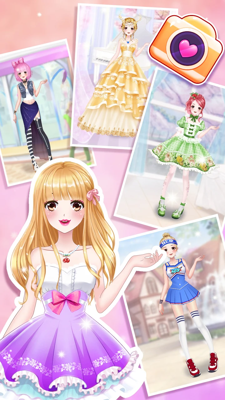 Anime Girl Fashion Makeup screenshot