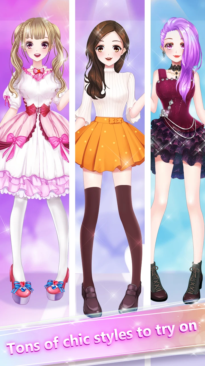 Anime Girl Fashion Makeup screenshot