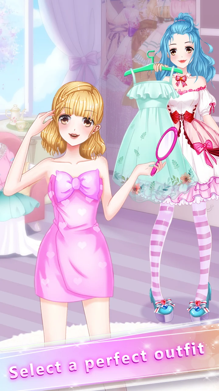 Anime Girl Fashion Makeup screenshot